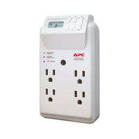 P4GC | APC Power-Saving Timer Essential SurgeArrest, 4 Outlet Wall Tap, 120V | APC by Schneider Electric