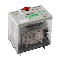 Square D 784XDXM4L24D Electromechanical Relay, 24VDC, 388Ohm, 15A, 4PDT (40.6x27.9)mm, Plug-In Power Relay  | Blackhawk Supply