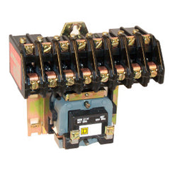 Square D 8903LXO1000V02 Lighting Contactor, Mechanically held, Separate Control Circuit, 110-120V AC 50/60 Hz, 10 Pole, 10 NO  | Blackhawk Supply