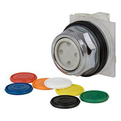 Square D 9001AB1 30mm Push Buttons, package containing 9001KR1UH13 momentary push button operator, START and STOP legend plates  | Blackhawk Supply