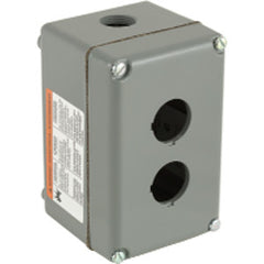 Square D 9001KY2 Harmony Empty Control Station, Aluminum, 2 Cut-outs, 30mm  | Blackhawk Supply