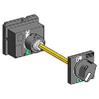 GV7AP01 | TeSys GV7 - Front Extended Rotary Handle - Black | Square D by Schneider Electric