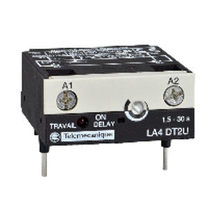 Square D LA4DT2U Electronic Timer Module - Type on Delay - 1.5....30 s - 24....250 V DC/AC  | Blackhawk Supply