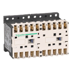 Square D LC2K09107B7 TeSys K Contactor, 3-Poles (3 NO), 9A, 24V AC Coil, Reversing  | Blackhawk Supply