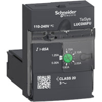 LUCD05FU | Advanced control unit LUCD for Staters, Class 20 - 1.25...5 A, AC-44/AC-41/AC-43, 110...220 V DC/AC | Square D by Schneider Electric