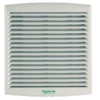 NSYCVF85M115PF | ClimaSys Forced Vent. IP54, 85m3/h, 115V, with Outlet Grille and Filter G2 | Square D by Schneider Electric