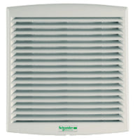 NSYCVF85M24DPF | ClimaSys CV Forced Ventilation Fan, 24V DC, 170mm H x 150mm W x 62mm D, IP54 | Square D