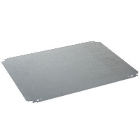 Square D NSYMM66 Plain Mounting Plate H600xW600mm Made of Galvanized Sheet Steel  | Blackhawk Supply