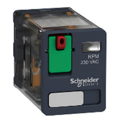 Square D RPM22B7 Power plug-in relay - Zelio RPM - 2 C/O - 24 V AC - 15 A - with LED Pack of 10 | Blackhawk Supply