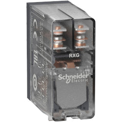 Square D RXG25B7 Interface Plug-in Relay - Zelio RXG, 2 C/O clear, 24 V AC, 5 A Pack of 10 | Blackhawk Supply