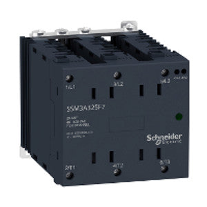 Square D SSM3A325F7 Solid State Relay - DIN Rail Mount, 25A, Single-phase, Input 90-140V AC, Output 48-600V AC Pack of 5 | Blackhawk Supply