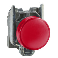 XB4BVG45 | Harmony XB4 - LED Indicator light, Dia-22, red, 120V, Spring connector | Square D by Schneider Electric