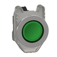 XB4FVB3 | Pilot light flush mounted, metal, green, Dia 30, plain lens with integral LED, 24 V AC/DC | Square D by Schneider Electric