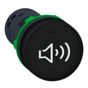 Square D XB5KSB Harmony Continuous or Intermittent Buzzer, 22mm, 24V, Black, NEMA 4X, 13  | Blackhawk Supply
