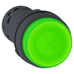 Square D XB7NW33B1 Illuminated push-button, LED, Spring return, 1NO, Green, 24v Pack of 10 | Blackhawk Supply