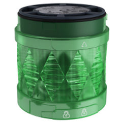 Square D XVUC43 Modular Tower Light, 60mm Illuminated LED Unit, Blinking Green, IP65, 24 VAC/DC  | Blackhawk Supply