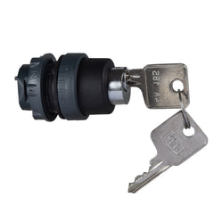 Square D ZB5AFDA Key-operated pushbutton head  Dia 22 push-turn release Dom 4A185  | Blackhawk Supply