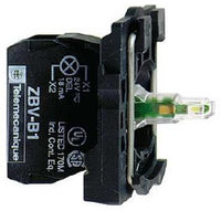 ZB5AVB4 | Red Light Block with body/fixing collar integral LED 24V | Square D by Schneider Electric