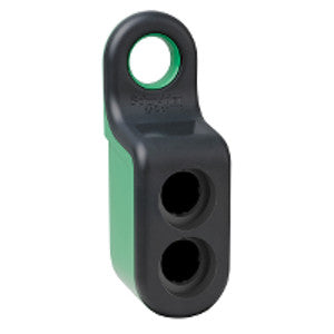 Square D ZBRM22 Harmony XB5R Empty Handy Box for Mobile Use, 2 Functions, Green Plastic  | Blackhawk Supply