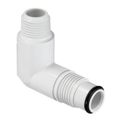 Spears ST408-010 1 PVC 90 STREET ELBOW SWV JOINT MATXMPT W/O-RING  | Blackhawk Supply