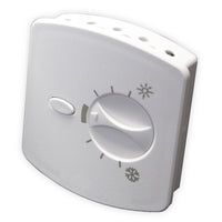 STE-6017W80 | Sensor: SimplyVAV, Room Temp, Setpoint Dial, Override, Modular, White | KMC