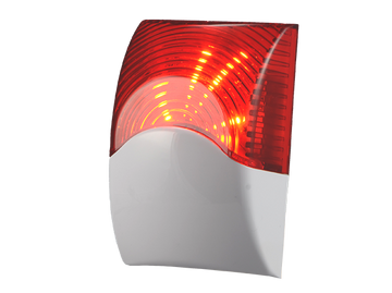 Senva Sensors SS-R STI RED Strobe/Siren AlertSystem, Audible/Visual Alarm  | Blackhawk Supply