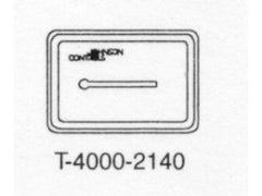 Johnson Controls T-4000-2140 COVER PLAS HRZ CONC; JCI LOGO; F/C THERM  | Blackhawk Supply