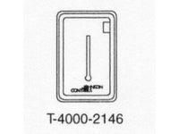 T-4000-2146 | COVER PLAS VERT 1W & T; JCI LOGO SETPOINT WINDOW F/C THERM | Johnson Controls
