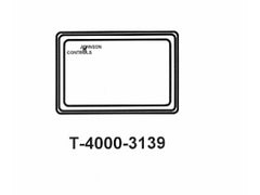 Johnson Controls T-4000-3139 COVER; WHITE PLASTIC; HRZ; CONC; NO-T  | Blackhawk Supply