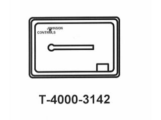 Johnson Controls T-4000-3142 COVER; WHITE PLASTIC; HRZ; 1W & T  | Blackhawk Supply