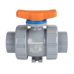 Hayward TBH2150A0SE0000 1-1/2" CPVC TBH Series Ball Valve, SOC Ends, EPDM Seals  | Blackhawk Supply