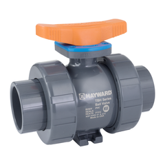 Hayward TBH1075A0SE0000 3/4" PVC TBH Series Ball Valve, SOC Ends, EPDM Seals  | Blackhawk Supply