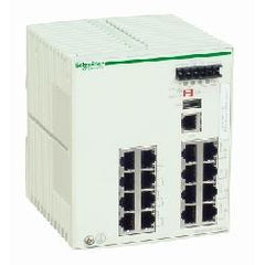 Square D TCSESM163F23F0 Ethernet TCP/IP managed switch, ConneXium, 16 ports for copper  | Blackhawk Supply