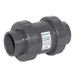 Hayward TC30200T 2" PP True Union Ball Check Valves w/FPM o-rings; threaded end connections  | Blackhawk Supply