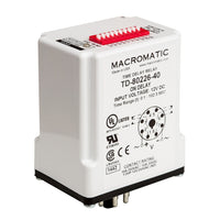 TD-82268-41 | ON Delay | 240V AC | 10A DPDT | 0.1 - 102.3 seconds | Plug-in | Digital | Macromatic