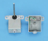 TE-702-A-1-A | 100 ohm (2 wire) | Duct Temperature Sensor | Sensor Length: 4 inch | Plastic Housing | Mamac