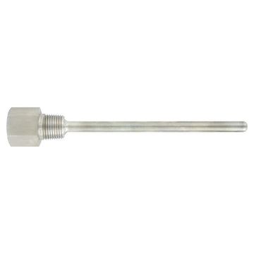 Dwyer TE-TNS-N043N-00 Series TE-TNS Thermowells Welded 304 SS, 1/2" NPT Internal Connection, 1/2" NPT Process Connection, for 4" temp. sensor  | Blackhawk Supply