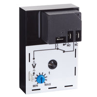 TH46162-F-16J | Delayed interval | 120V AC/DC | 30A SPDT | 0.05 - 5 seconds | 0.05 - 5 seconds | Encapsulated | Analog | Control Voltage Connected at Relay Common | Macromatic