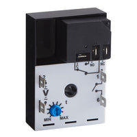 TH44162-F-08 | On delay/off delay (switch trigger) | 120V AC/DC | 30A SPDT | 0.05 - 5 seconds | 0.05 - 5 seconds | Encapsulated | Analog | Macromatic