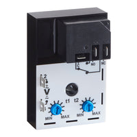 TH46168-30-32 | Repeat cycle (ON 1st) | 24V AC/DC | 30A SPDT | 3 - 300 seconds | 0.1 - 10 seconds | Encapsulated | Analog | Macromatic