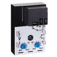 TH44164-10-36 | On delay/off delay (switch trigger) | 48V AC/DC | 30A SPDT | 0.05 - 5 seconds | 1.8 - 180 seconds | Encapsulated | Analog | Macromatic