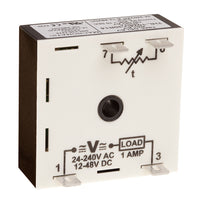 THL-1024U-34R1 | ON Delay | Universal: 24-240V AC and 12-48V DC | 1A Normally Open (Solid State) | 0.05 - 5 seconds | Encapsulated | Analog Pack of 2 | Macromatic
