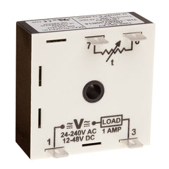 Macromatic THL-1024U-36R9 ON Delay | Universal: 24-240V AC and 12-48V DC | 1A Normally Open (Solid State) | 0.05 - 5 seconds | Encapsulated | Analog Pack of 2 | Blackhawk Supply