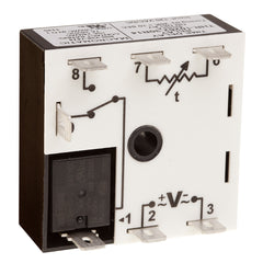 Macromatic THR-10561-10R1 Interval ON | 240V AC | 10A SPDT | 0.05 - 5 seconds | Encapsulated | Analog | Control Voltage connected at Relay Common  | Blackhawk Supply