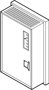 Schneider Electric TK-1001 TK-1 Series Single Setpoint Thermostat, Two Pipe, Direct Acting, 55-85 F, Includes Inserts To Convert -410 and -404  | Blackhawk Supply