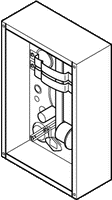 TK-1001-600 | Thermostat, Proportional, Single Set Point, Aspirated, Direct Acting, 55-85F | Schneider Electric