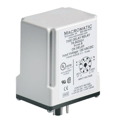 Macromatic TR-50922-F Flasher (ON 1st) | 240V AC | 10A DPDT | 0.05 - 5 seconds | Plug-in | Analog  | Blackhawk Supply