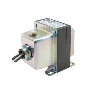 Functional Devices TR50VA005 Transformer 50VA, 120-24V, single hub, Class 2 C-UL Listed, Cir. Break.  | Blackhawk Supply