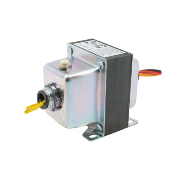 Functional Devices TR50VA009 Transformer 50VA, 120/208/240-24Vac, dual hub, CL2 UL List US/Can., Cir.Bkr.  | Blackhawk Supply