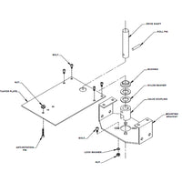 UBSP0004 | Custom BV Retrofit kit | Single mount actuator | Belimo